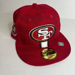 San Francisco 49ers New Era 59FIFTY NFL Fitted Hat Size 7‎ 1/8
